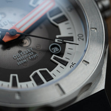 RELÓGIO BOLDR ODYSSEY FREEDIVER WB1985 (COMBO COM 2 PULSEIRAS - PULSEIRA DE AÇO INOX + PULSEIRA DE BORRACHA PRETA)