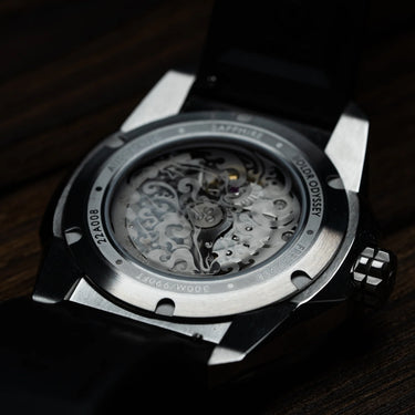 RELÓGIO BOLDR ODYSSEY FREEDIVER WB1985 (COMBO COM 2 PULSEIRAS - PULSEIRA DE AÇO INOX + PULSEIRA DE BORRACHA PRETA)